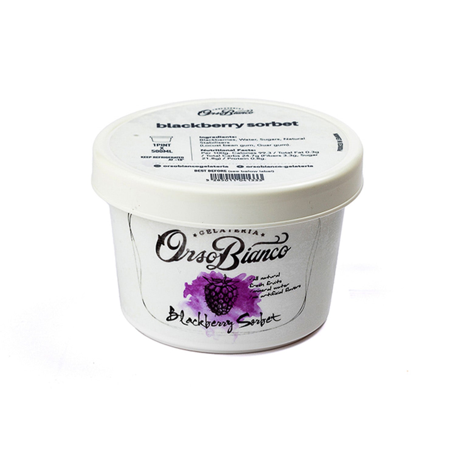 Blackberry Sorbet 500ml