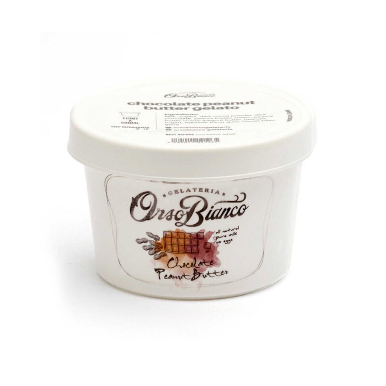Chocolate Peanut Butter Gelato 500ml