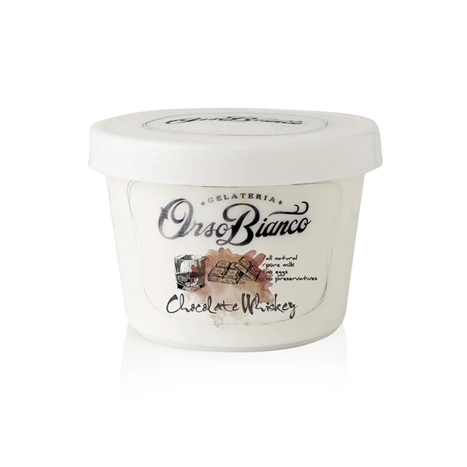 Chocolate Whiskey Gelato 1L