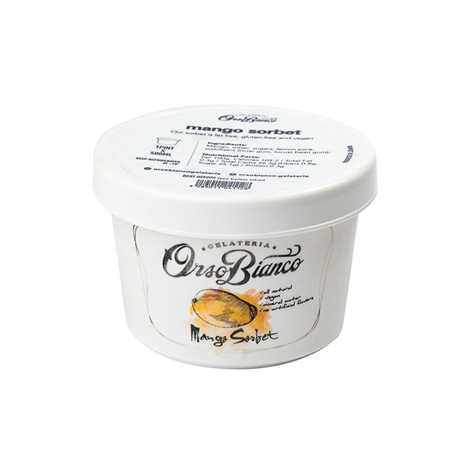 Mango Sorbet 500ml