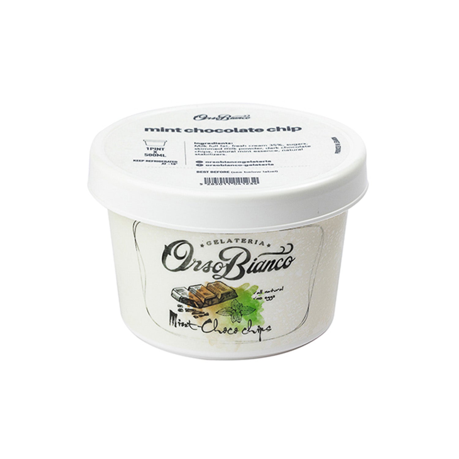Mint Chocolate Chip Gelato 500ml